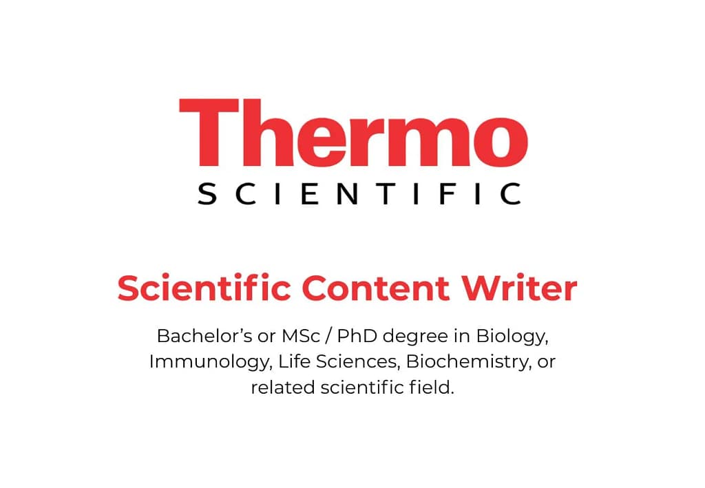 Scientific Content Writer – Thermo Fisher Scientific