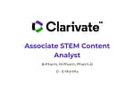 Clarivate Hiring Freshers | B.Pharm, M.Pharm, Pharm.D