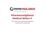 Pharmacovigilance Medical Writer II – PrimeVigilance (Pune)