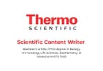 Scientific Content Writer – Thermo Fisher Scientific