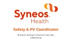 Safety & PV Coordinator | Syneos Health (Apply Now)